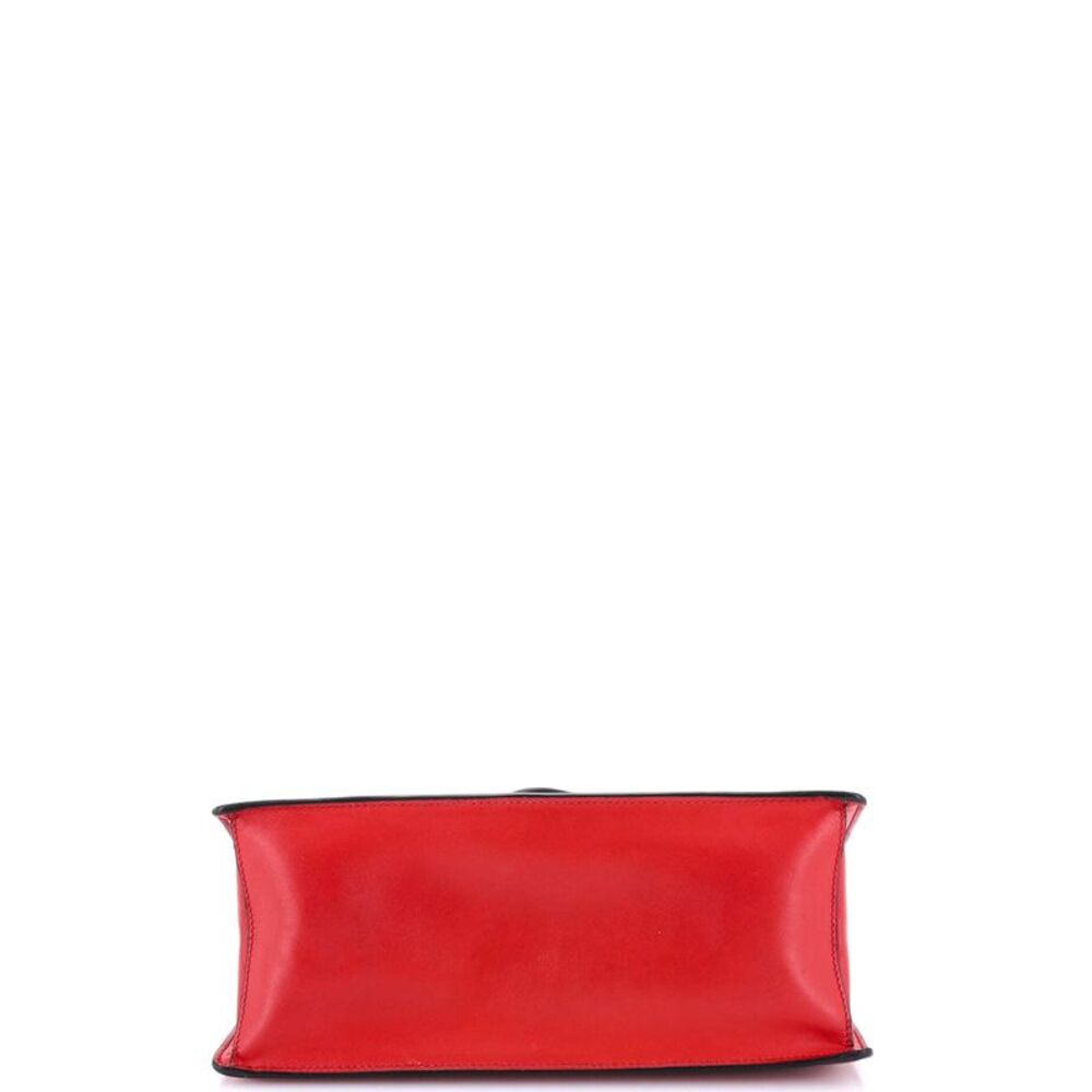 Prada Cahier Convertible Shoulder Bag City Calf and Saffiano Medium Black, Red - Picture 4 of 7